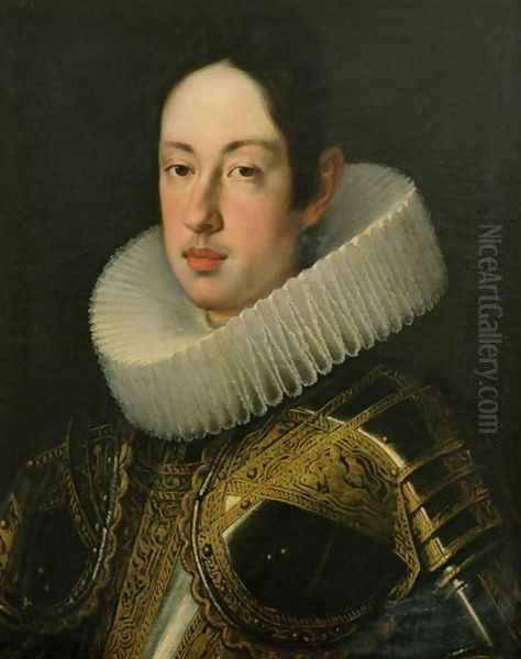 Portrait of Ferdinando II de Medici 1610-70 Oil Painting by Justus Sustermans