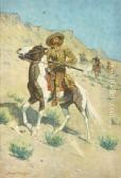 The Scout Oil Painting by Frederic Remington