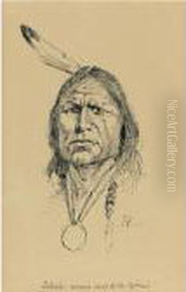 Satanta, Second Chief Of Riowas Oil Painting by Frederic Remington