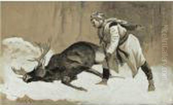 Success Oil Painting by Frederic Remington