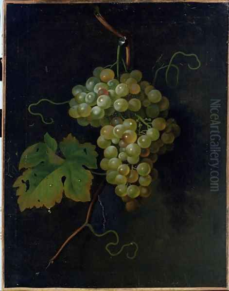 Grapes Oil Painting by Tobias Stranover