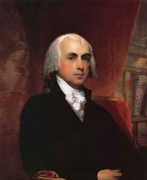 James Madison Oil Painting by Gilbert Stuart