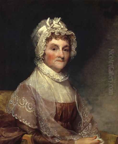 Abigail Adams (Mrs. John Adams) 1800-15 Oil Painting by Gilbert Stuart