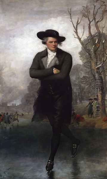 The Skater (Portrait of William Grant) 1782 Oil Painting by Gilbert Stuart