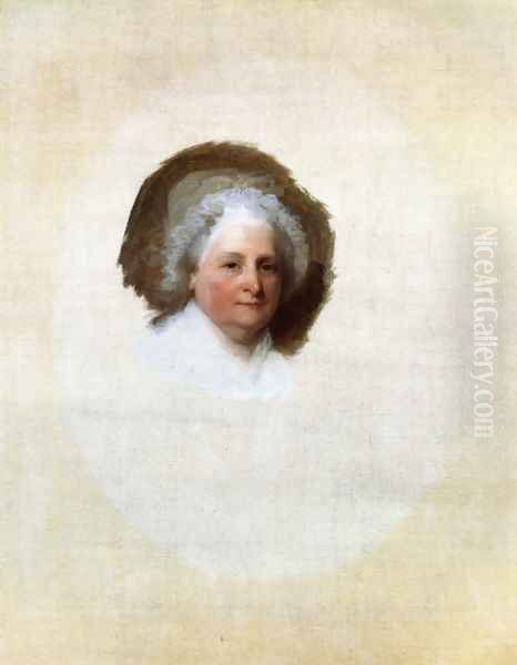 Martha Washington (The Athenaeum Portrait) by Gilbert Stuart