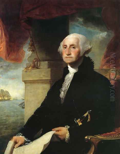 George Washington(The Constable-Hamilton Portrait) Oil Painting by Gilbert Stuart