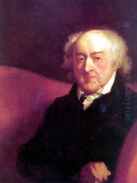 John Adams 1826 Oil Painting by Gilbert Stuart