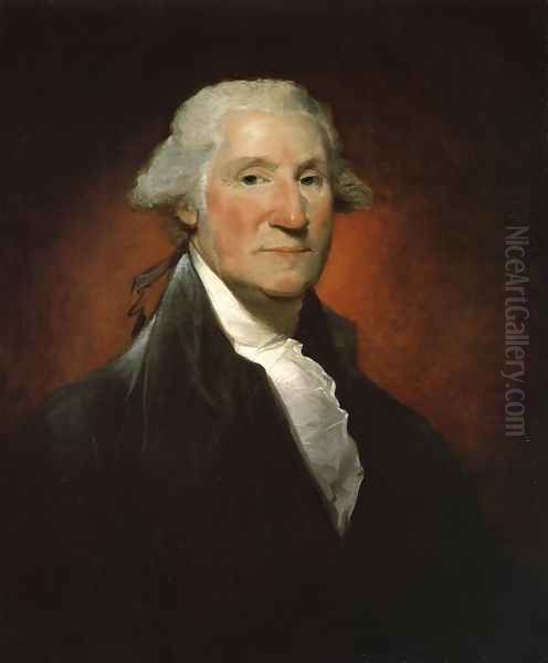 George Washington (The Vaughan Portrait) Oil Painting by Gilbert Stuart