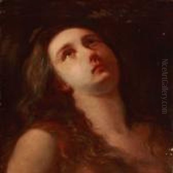 The Penitent Mary Magdalene Oil Painting by Guido Reni