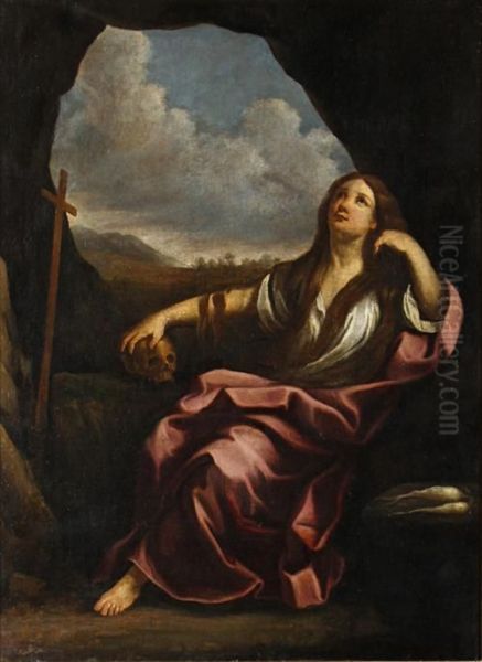 The Penitent Mary Magdalen Oil Painting by Guido Reni