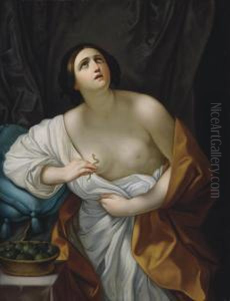 The Death Of Cleopatra Oil Painting by Guido Reni