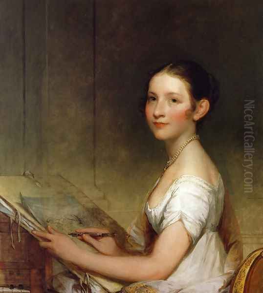 Lydia Smith Oil Painting by Gilbert Stuart