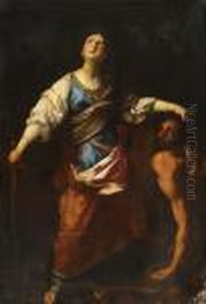 Judith And Holofernes Oil Painting by Guido Reni