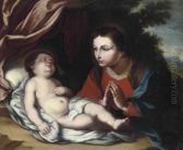 The Madonna And Child Oil Painting by Guido Reni