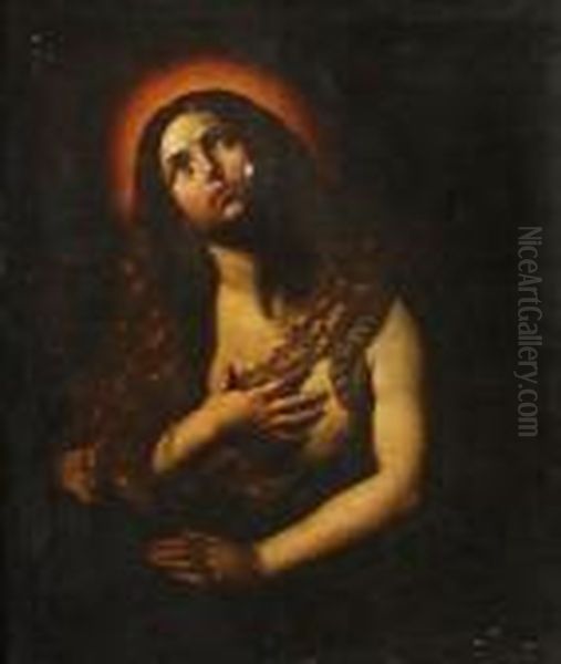 Renithe Penitentmagdalene Oil Painting by Guido Reni