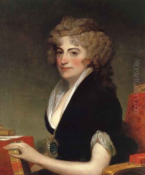 Anne Willing Bingham Oil Painting by Gilbert Stuart