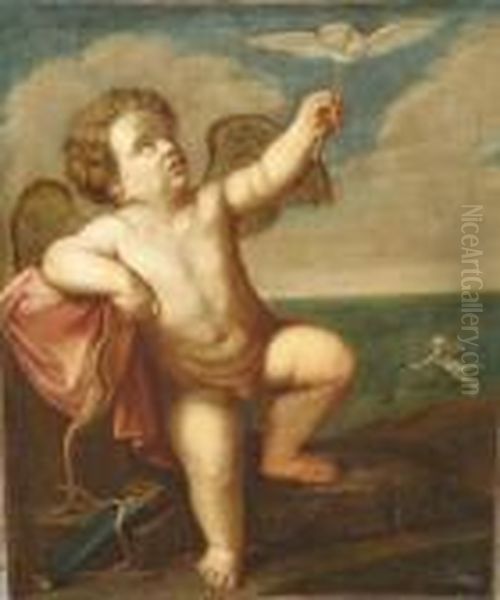 Cupido Oil Painting by Guido Reni