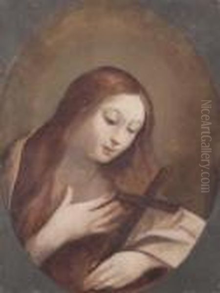 Maddalena Oil Painting by Guido Reni