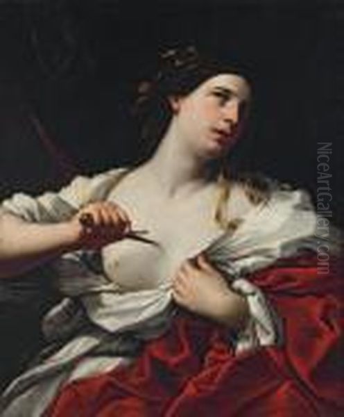 Lucretia Oil Painting by Guido Reni