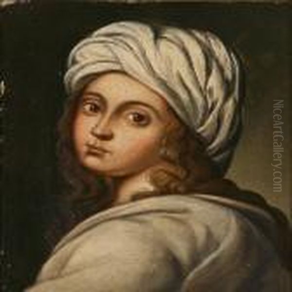 Portrait Of The Italian Noblewoman Beatrice Cenci Oil Painting by Guido Reni