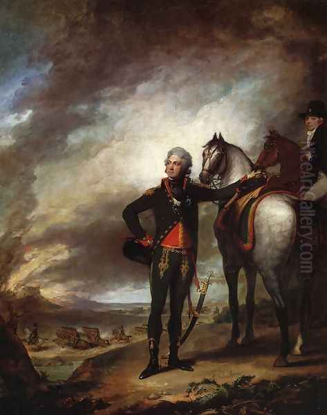 Louis-Marie, Vicomte de Noailles Oil Painting by Gilbert Stuart