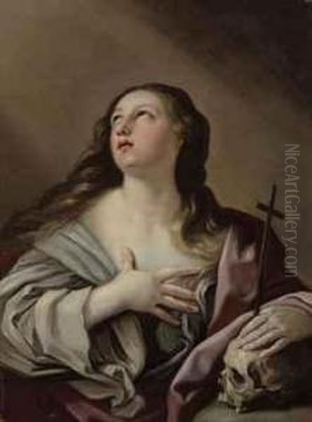 The Penitant Magdalene Oil Painting by Guido Reni