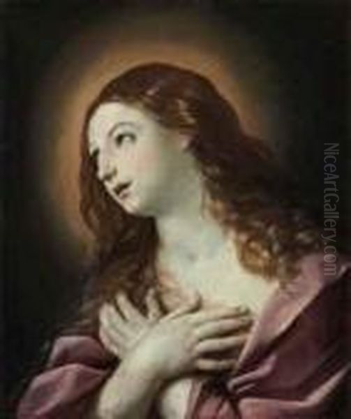 The Penitent Mary Magdalene Oil Painting by Guido Reni