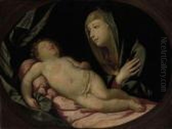 The Madonna And Child Oil Painting by Guido Reni