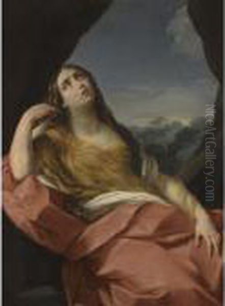 The Penitent Magdalene Oil Painting by Guido Reni