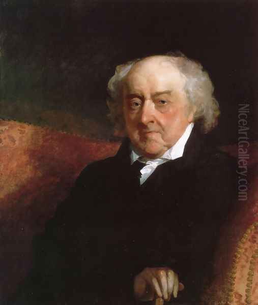 John Adams Oil Painting by Gilbert Stuart