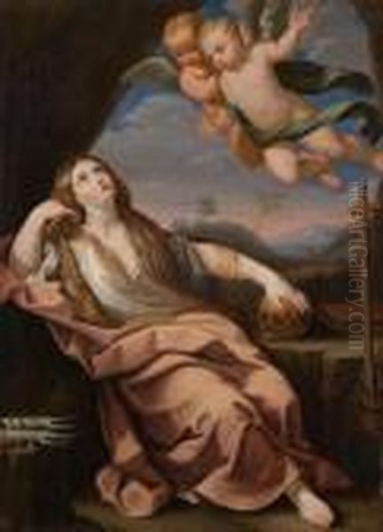 Die Bussende Maria Magdalena Oil Painting by Guido Reni