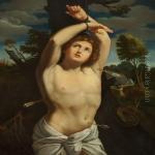 The Martyrdom Of Saint Sebastian Oil Painting by Guido Reni