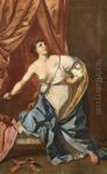 Lucrece Oil Painting by Guido Reni