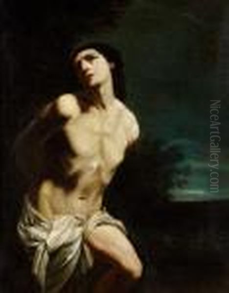 San Sebastian Oil Painting by Guido Reni