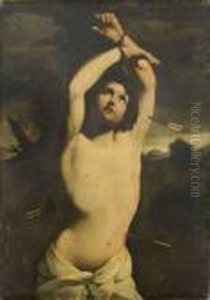 Saint Sebastien Oil Painting by Guido Reni