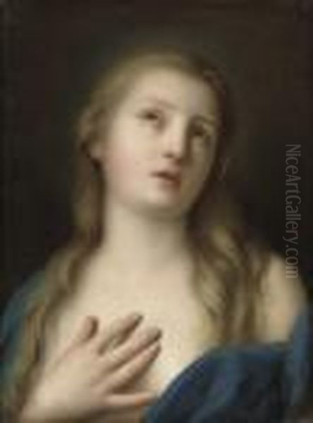 The Magdalen Oil Painting by Guido Reni