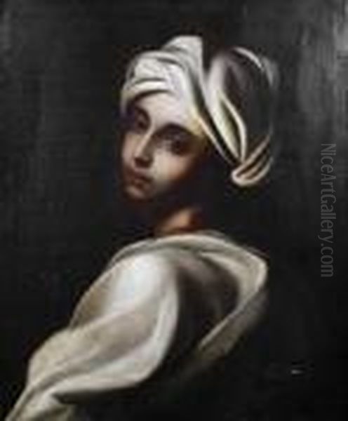 Portrait Of Beatrice Cenci Oil Painting by Guido Reni