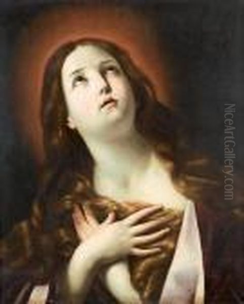 The Penitent Magdalen Oil Painting by Guido Reni