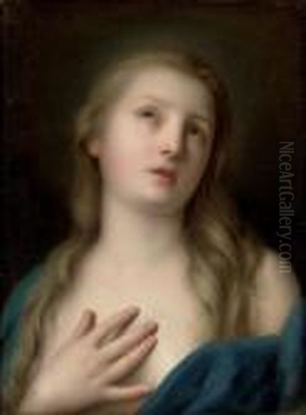 The Magdalen Oil Painting by Guido Reni