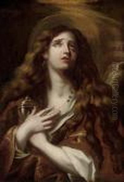 The Penitent Magdalen Oil Painting by Guido Reni