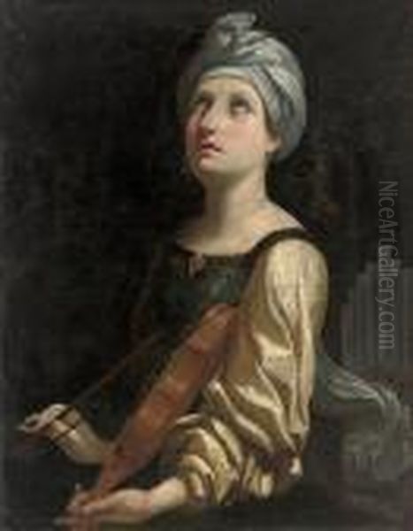 Saint Cecilia Oil Painting by Guido Reni