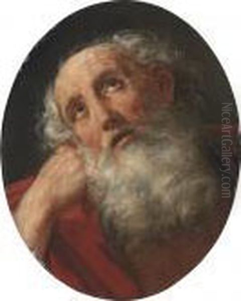 The Penitent Saint Peter Oil Painting by Guido Reni