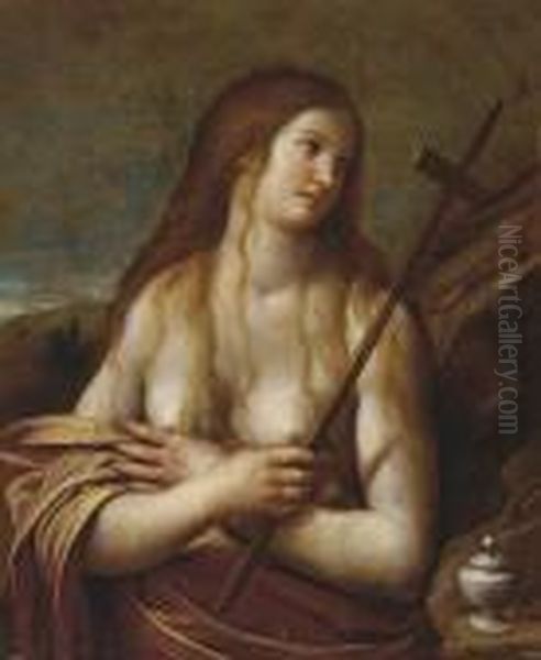 Maddalena Penitente Oil Painting by Guido Reni