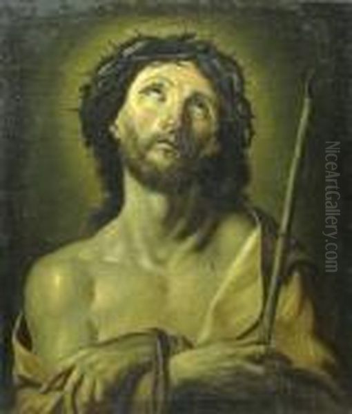 Dornengekronter Christus Oil Painting by Guido Reni