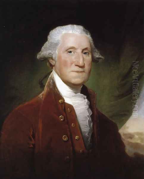 George Washington II Oil Painting by Gilbert Stuart