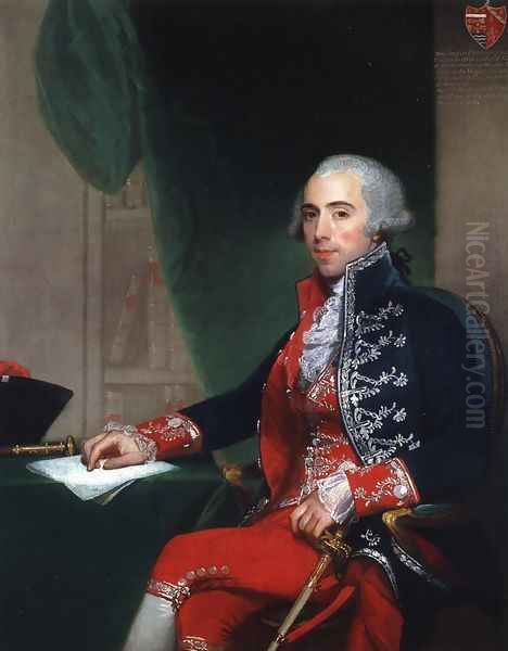 Josef de Jaudenes y Nebot Oil Painting by Gilbert Stuart