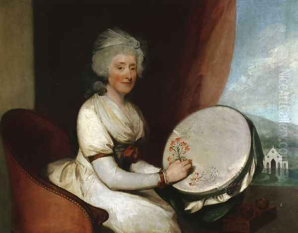 Catherine Lane Barker Oil Painting by Gilbert Stuart