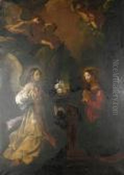 The Annunciation Oil Painting by Guido Reni