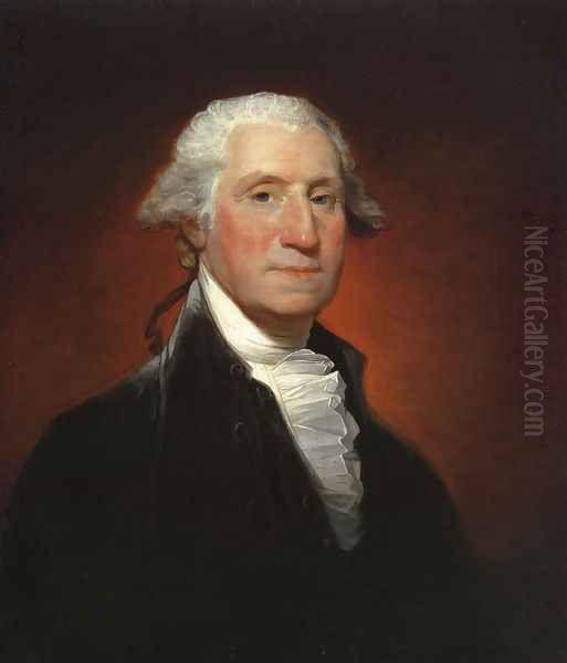 George Washington III Oil Painting by Gilbert Stuart