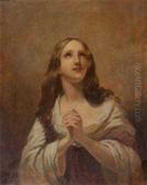 The Penitent Magdalen Oil Painting by Guido Reni